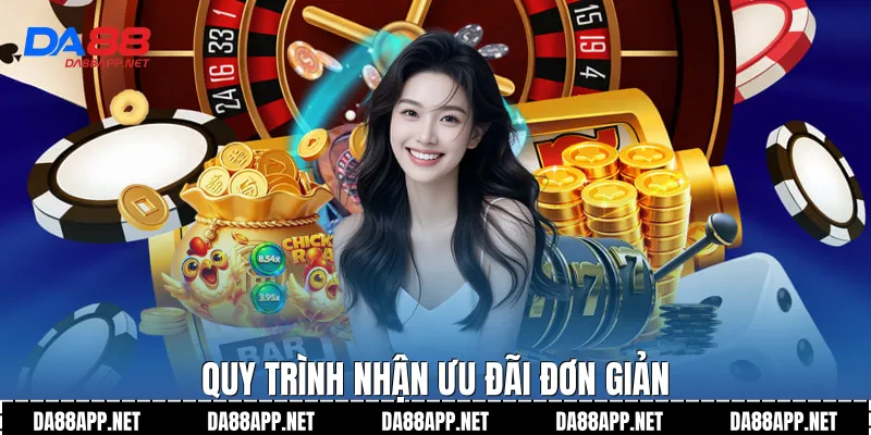Quy trình nhận ưu đãi đơn giản